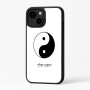 כיסוי בעיצוב אישי עם השם שלך לדגם - Apple iPhone 16 Plus בעיצוב סמל יינג יאנג
