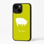 כיסוי בעיצוב אישי עם השם שלך לדגם - Apple iPhone 16 Plus בעיצוב חזיר