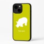 כיסוי בעיצוב אישי עם השם שלך לדגם - Apple iPhone 16 Plus בעיצוב קרנף