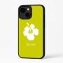 כיסוי בעיצוב אישי עם השם שלך לדגם - Apple iPhone 16 Plus בעיצוב פרח היביסקוס