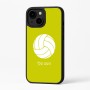 כיסוי בעיצוב אישי עם השם שלך לדגם - Apple iPhone 16 Plus בעיצוב כדור כדורעף