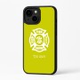 כיסוי בעיצוב אישי עם השם שלך לדגם - Apple iPhone 16 Plus בעיצוב כבאי - תגית