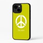 כיסוי בעיצוב אישי עם השם שלך לדגם - Apple iPhone 16 Plus בעיצוב סמל השלום