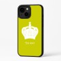 כיסוי בעיצוב אישי עם השם שלך לדגם - Apple iPhone 16 Plus בעיצוב כתר מלכותי