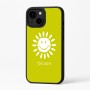 כיסוי בעיצוב אישי עם השם שלך לדגם - Apple iPhone 16 Plus בעיצוב שמש