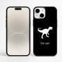 כיסוי בעיצוב אישי עם השם שלך לדגם - Apple iPhone 16 Plus בעיצוב דינוזאור