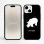 כיסוי בעיצוב אישי עם השם שלך לדגם - Apple iPhone 16 Plus בעיצוב קרנף