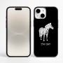 כיסוי בעיצוב אישי עם השם שלך לדגם - Apple iPhone 16 Plus בעיצוב זברה