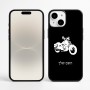 כיסוי בעיצוב אישי עם השם שלך לדגם - Apple iPhone 16 Plus בעיצוב הארלי-דיווידסון