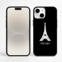 כיסוי בעיצוב אישי עם השם שלך לדגם - Apple iPhone 16 Plus בעיצוב מגדל אייפל