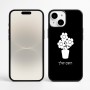 כיסוי בעיצוב אישי עם השם שלך לדגם - Apple iPhone 16 Plus בעיצוב פרח