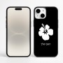 כיסוי בעיצוב אישי עם השם שלך לדגם - Apple iPhone 16 Plus בעיצוב פרח היביסקוס