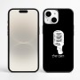 כיסוי בעיצוב אישי עם השם שלך לדגם - Apple iPhone 16 Plus בעיצוב מיקרופון