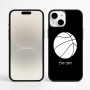 כיסוי בעיצוב אישי עם השם שלך לדגם - Apple iPhone 16 Plus בעיצוב כדורסל