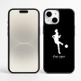 כיסוי בעיצוב אישי עם השם שלך לדגם - Apple iPhone 16 Plus בעיצוב שחקנית כדורגל - אישה