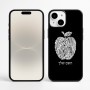 כיסוי בעיצוב אישי עם השם שלך לדגם - Apple iPhone 16 Plus בעיצוב הדפס תפוח