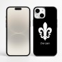 כיסוי בעיצוב אישי עם השם שלך לדגם - Apple iPhone 16 Plus בעיצוב פרחי פרחים - צרפת