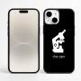 כיסוי בעיצוב אישי עם השם שלך לדגם - Apple iPhone 16 Plus בעיצוב מיקרוסקופ