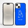כיסוי בעיצוב אישי עם השם שלך לדגם - Apple iPhone 16 Plus בעיצוב חתול