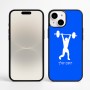 כיסוי בעיצוב אישי עם השם שלך לדגם - Apple iPhone 16 Plus בעיצוב הרמת משקולות