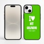 כיסוי בעיצוב אישי עם השם שלך לדגם - Apple iPhone 16 Plus בעיצוב אוהב את החברה שלי