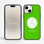 כיסוי בעיצוב אישי עם השם שלך לדגם - Apple iPhone 16 Plus בעיצוב כדור כדורעף