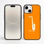 כיסוי בעיצוב אישי עם השם שלך לדגם - Apple iPhone 16 Plus בעיצוב סקסופון