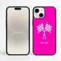 כיסוי בעיצוב אישי עם השם שלך לדגם - Apple iPhone 16 Plus בעיצוב דגל המירוץ