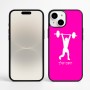 כיסוי בעיצוב אישי עם השם שלך לדגם - Apple iPhone 16 Plus בעיצוב הרמת משקולות