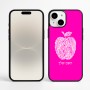 כיסוי בעיצוב אישי עם השם שלך לדגם - Apple iPhone 16 Plus בעיצוב הדפס תפוח
