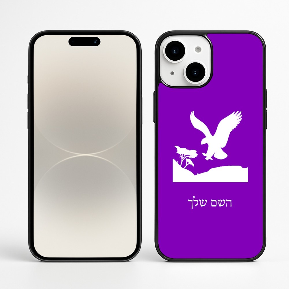 כיסוי בעיצוב אישי עם השם שלך לדגם - Apple iPhone 16 Plus בעיצוב נשר אמריקאי