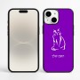 כיסוי בעיצוב אישי עם השם שלך לדגם - Apple iPhone 16 Plus בעיצוב חתול