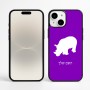 כיסוי בעיצוב אישי עם השם שלך לדגם - Apple iPhone 16 Plus בעיצוב קרנף