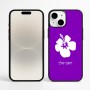 כיסוי בעיצוב אישי עם השם שלך לדגם - Apple iPhone 16 Plus בעיצוב פרח היביסקוס