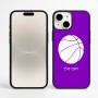 כיסוי בעיצוב אישי עם השם שלך לדגם - Apple iPhone 16 Plus בעיצוב כדורסל
