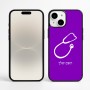 כיסוי בעיצוב אישי עם השם שלך לדגם - Apple iPhone 16 Plus בעיצוב סטטוסקופ רופא