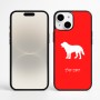 כיסוי בעיצוב אישי עם השם שלך לדגם - Apple iPhone 16 Plus בעיצוב כלב