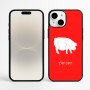 כיסוי בעיצוב אישי עם השם שלך לדגם - Apple iPhone 16 Plus בעיצוב חזיר