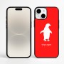 כיסוי בעיצוב אישי עם השם שלך לדגם - Apple iPhone 16 Plus בעיצוב פינגווין