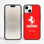כיסוי בעיצוב אישי עם השם שלך לדגם - Apple iPhone 16 Plus בעיצוב פרארי