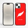 כיסוי בעיצוב אישי עם השם שלך לדגם - Apple iPhone 16 Plus בעיצוב נוצת נוצה
