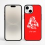 כיסוי בעיצוב אישי עם השם שלך לדגם - Apple iPhone 16 Plus בעיצוב סנטה קלאוס