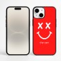 כיסוי בעיצוב אישי עם השם שלך לדגם - Apple iPhone 16 Plus בעיצוב סמיילי