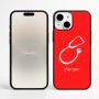 כיסוי בעיצוב אישי עם השם שלך לדגם - Apple iPhone 16 Plus בעיצוב סטטוסקופ רופא