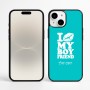 כיסוי בעיצוב אישי עם השם שלך לדגם - Apple iPhone 16 Plus בעיצוב נשקי את חבר שלי