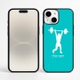 כיסוי בעיצוב אישי עם השם שלך לדגם - Apple iPhone 16 Plus בעיצוב הרמת משקולות