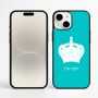 כיסוי בעיצוב אישי עם השם שלך לדגם - Apple iPhone 16 Plus בעיצוב כתר מלכותי