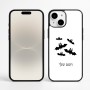 כיסוי בעיצוב אישי עם השם שלך לדגם - Apple iPhone 16 Plus בעיצוב עטלפים