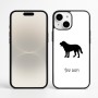 כיסוי בעיצוב אישי עם השם שלך לדגם - Apple iPhone 16 Plus בעיצוב כלב