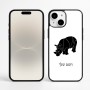 כיסוי בעיצוב אישי עם השם שלך לדגם - Apple iPhone 16 Plus בעיצוב קרנף